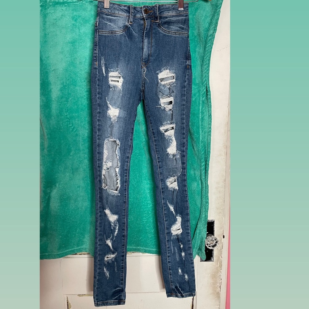Aphrodite high waist ripped jeans